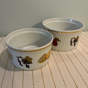 Royal Worcester Evesham Soufflé Dishes